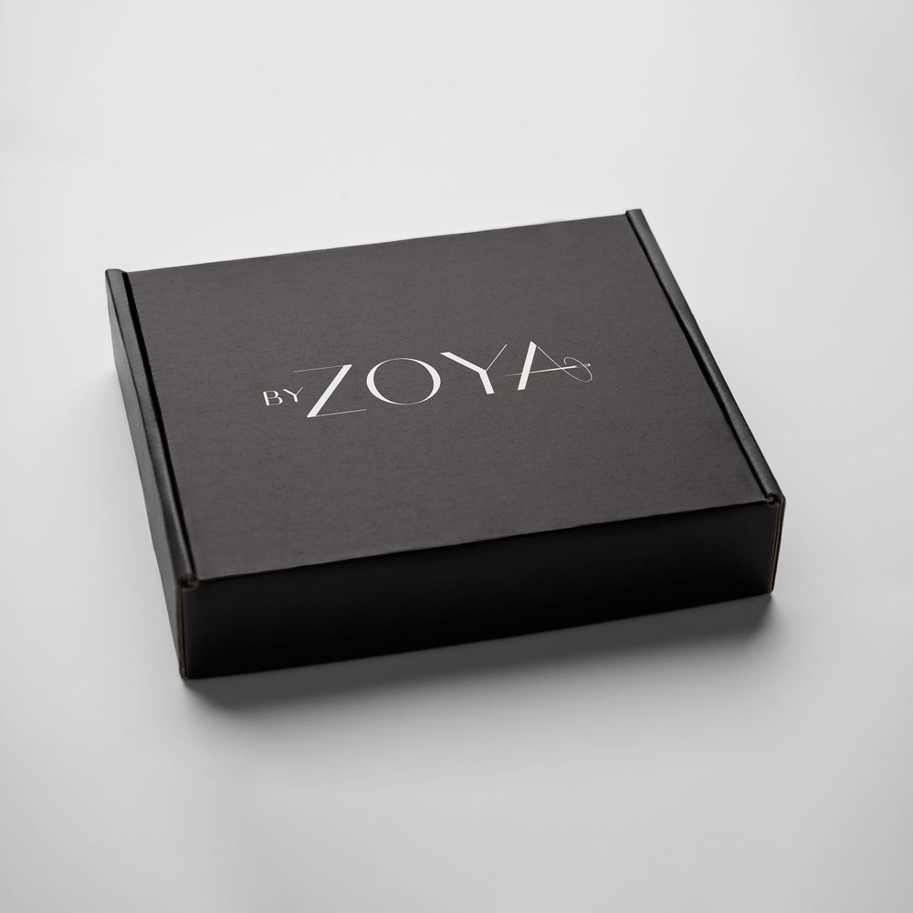 Image of the branded black box on a white background